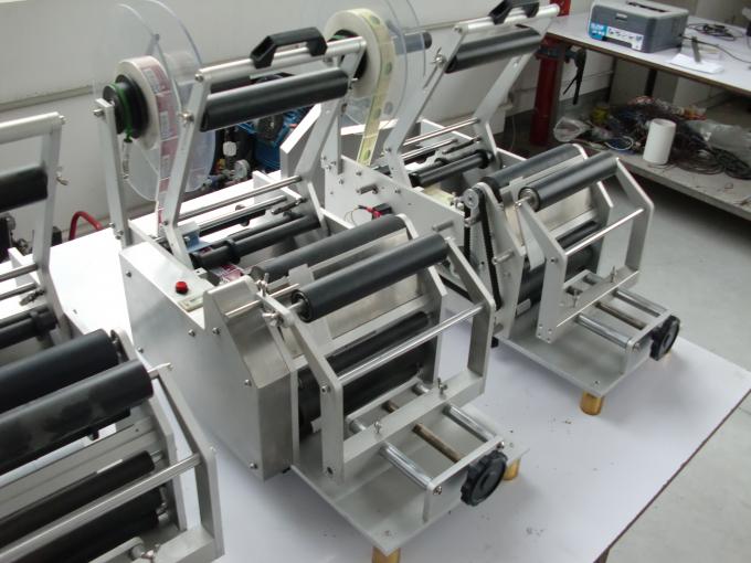 Självhäftande klistermärke rund flaska automatisk märkningsmaskin 220V