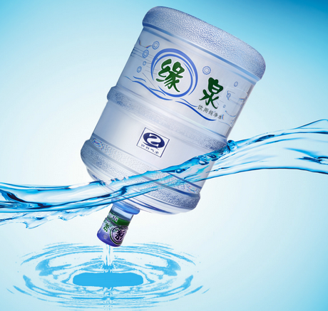 5 Gallon Lap vattenflaska krymphylsa applikator maskin för rund stor flaska HTP-50P