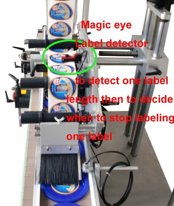 Poly Bag Flat Surface Label Applicator Anpassad självhäftande klistermärke CE