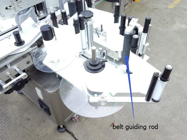 Objektdetektera magiska ögon automatisk dubbelsidig klistermärke maskin med skivspelare