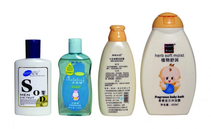 Automatisk märkning av dubbelsidig klistermärke för fyrkantig rund platt flaska