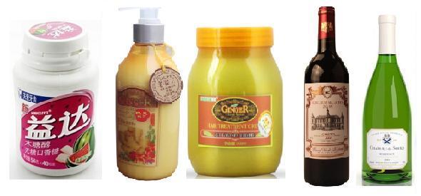 Runda husdjursflaskmärkningsmaskin, automatisk etikettapplikatormaskin Självhäftande etiketter