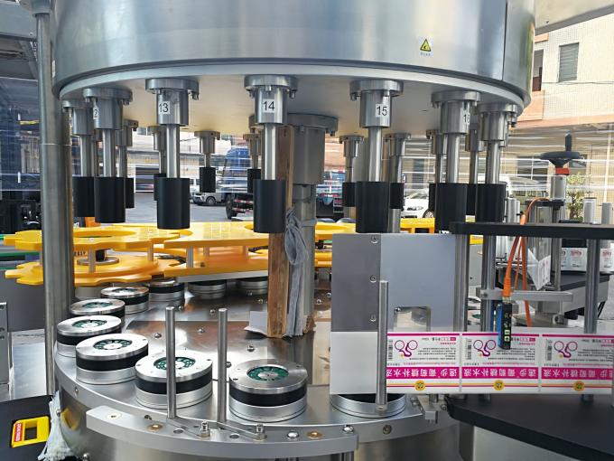 Höghastighets roterande klistermärke märkningsmaskin med rotationsfunktion