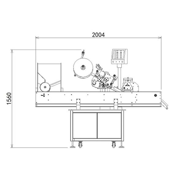Höghastighets helautomatisk flaskmärkning för liten flaska