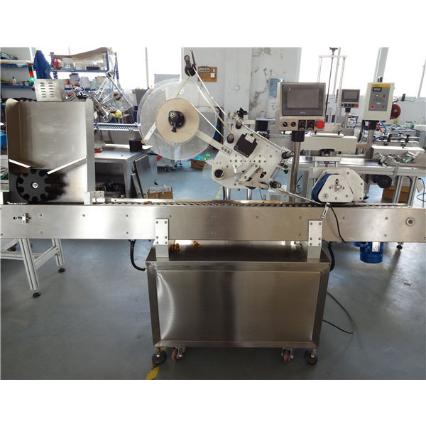 Plc Control Economy Automatisk flaska Horisontell märkningsmaskin för miniflaska