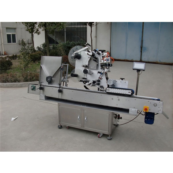 Plc-kontroll Självhäftande klistermärke Automatisk märkningsmaskin för penicillinflaska