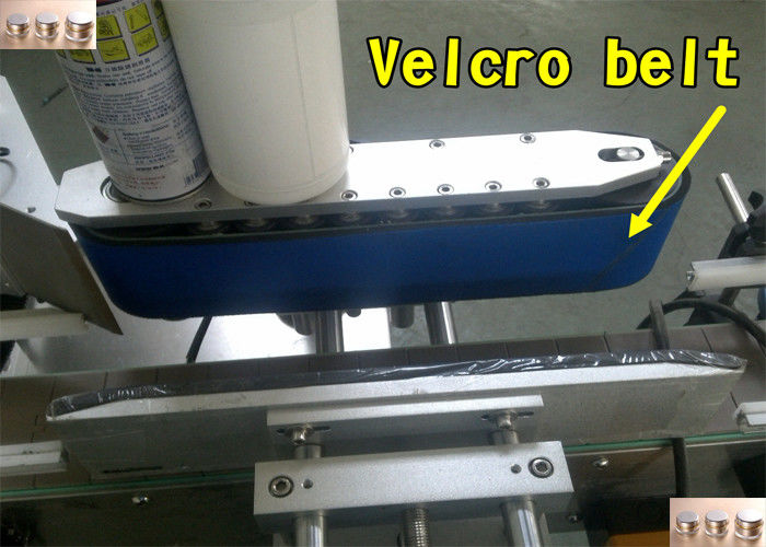 Kina självhäftande nagellack Etikettapplikatormaskin för 220V 1,5HP 50 / 60HZ runda flaskor leverantör