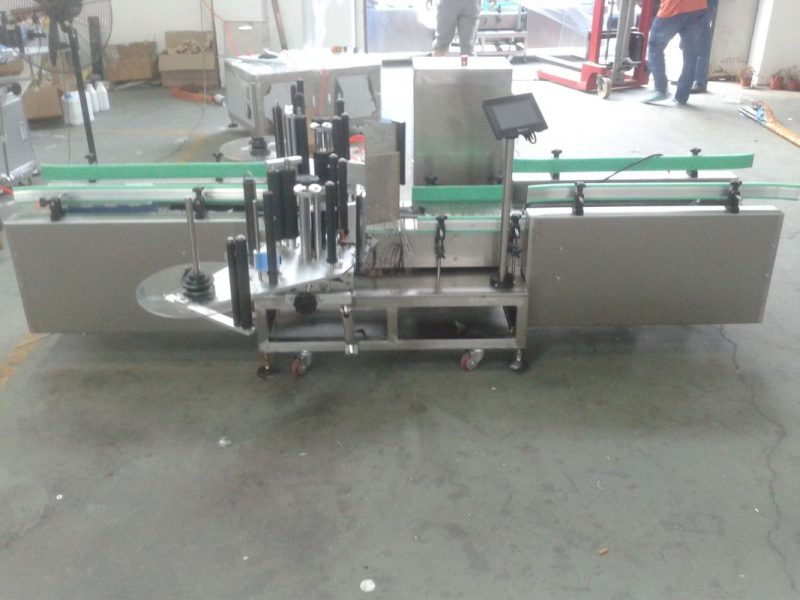 Kina Intelligent Siemens PLC Control Automatic Label Machine med Collection Surface leverantör