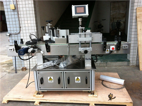 Frukt- / grönsaksjuice rund flaskdekal märkningsmaskin för dryckindustri