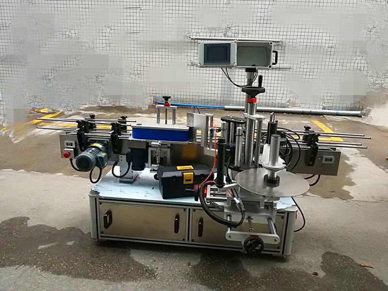 Kina helautomatisk rund flaskdekal märkningsmaskin (bältetyp) leverantör