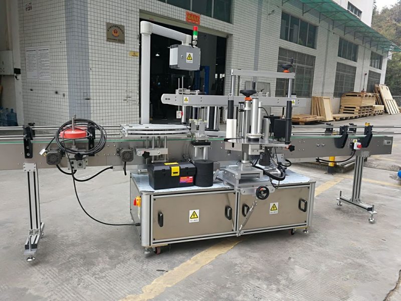 Kina Full Automatic Carton Corner Sealing Sticker Labelling Machine 220V 50HZ 1200W leverantör